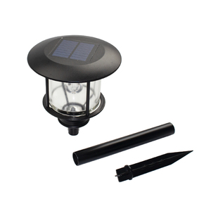 <span class=keywords><strong>2025</strong></span> thiết kế mới IP44 không thấm nước đen cổ phần năng lượng mặt trời đèn sân vườn ngoài trời Pathway chiếu sáng - Product Image 3