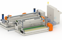 Máquina Cortadora y Rebobinadora de Rollos de Papel Jumbo Numérica JS-PRS-P1600-22