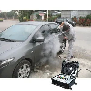 CE Green Automobile Motor Vehicle High Pressure Cold Hot Water/Steam Cleaning and Ozone Disinfection Machine Portable Car Wash