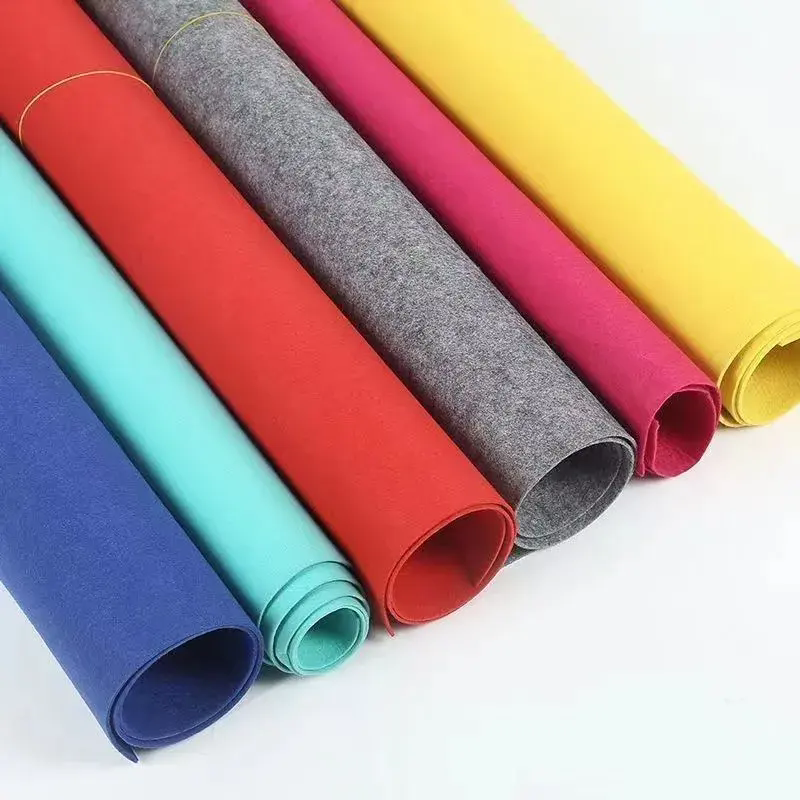 High Quality Industrial Felt Polyester Nonwoven Needle Punched Breathable Waterproof Fabric Rolls