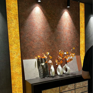 Large Format Natural Stone <b>Sheets</b> 2.8m Height <b>Black</b> Translucent Stone for Backlit Walls - Product Image 2