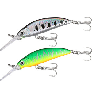 Leurre de pêche submersible Mino Long Tongue Board Luya Live Bait 5cm/5g en acier inoxydable pour pêche en eau profonde, <span class=keywords><strong>micro</strong></span>-pêche au poisson-mandarin et au bar - Product Image 1