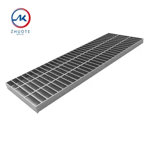 Anping Supplier Steel mesh grate Drain Trench Cover Welded Galvanized Steel Grating