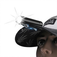 Tomsenda Mini Lampe Torche Tactique d'Urgence USB 90 Degrés à LED Ultra Lumineuse, Rechargeable via Power Bank, Idéale pour Hôtels