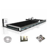 Machine de découpe laser à fibre CNC numérique grand format de qualité industrielle BLFS8025, refroidissement automatique par eau, Cypcut 4000W, pour tôles métalliques
