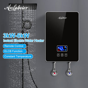 Smart WiFi Instant <b>Shower</b> Heater 6KW Stainless Steel Element Remote <b>Control</b> Wall-Mounted Household English US - Product Image 1