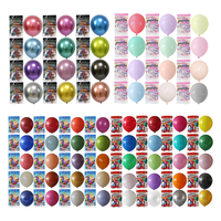 Usine joyeux anniversaire mariage gonflable hélium Latex ballon métallique or argent 10 pouces Chrome ballons