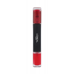 L'Oreal Paris infallibile 2-in-1 smalto per unghie ad asciugatura rapida Gel scarlatto secolo 5ml X 2 15ml Volume - Product Image 1