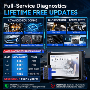 MUCAR 892BT AI Tools Free Update Auto OBD2 All System CAN FD/DOIP Active Test 34 Reset Coding MUCAR 892BT MUCAR 892BT MUCAR 892B - Product Image 2