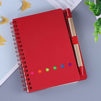 Carnet de Notes A5 en papier doublé spirale, couverture Kraft Durable, vente en gros