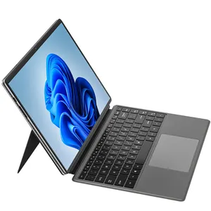 Tablette PC 2 en 1 à écran tactile IPS de 14 pouces de haute qualité pour maison intelligente avec ventilateur de refroidissement intégré au clavier