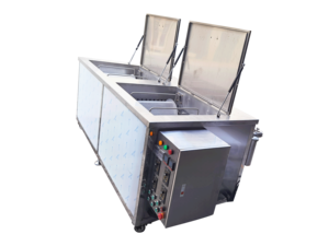 Laveuse à ultrasons à deux bacs CANDOSONIC 192L avec roulettes pour un nettoyage supérieur des composants délicats et de précision - Product Image 1