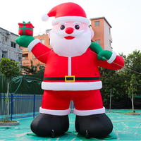 Décoration de Noël gonflable pour l'extérieur, modèle personnalisé de Père Noël gonflable en forme de personnage de dessin animé