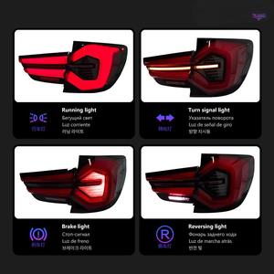 2010-2017 X3 <b>LED</b> Flowing Turn Signal Racing Welcome <b>Light</b> Assembly Specially Designed F25 Rear Tail 12V <b>Red</b> New CG-X3 <b>Red</b> Lens L - Product Image 5