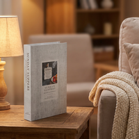 Ensemble de faux livres décoratifs en carton de haute qualité, creux, minimalistes, pour la décoration intérieure et les accessoires de photographie
