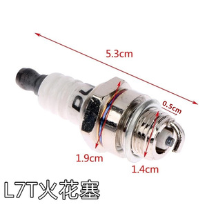 F7TC Spark <b>Plug</b> 8cm Copper Thread 14mm for Gasoline Engine <b>Replacement</b> - Product Image 2