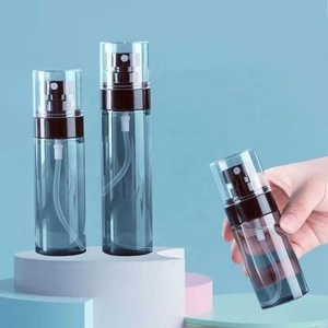 Botella de Plástico PETG con Pulverizador Negro de 30ml, 60ml, 100ml, 120ml, con Tapa Plana, Venta al Por Mayor - Product Image 4