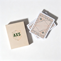 Caja de Cartas de Póker Personalizada al por Mayor, Diseño Impreso en Papel, Plástico PVC Impermeable, Baraja de Cartas en Blanco para Sublimación
