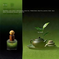 Diffuseur de parfum pour voiture à longue durée de vie avec bouchon en bois, senteurs variées : floral, fruité, thé, boisé, fougère