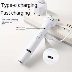 לייזר פלסטיק טיזר חתול לייזר נטענת USB נטענת אינפרא אדום דפוס אור הקרנה חתול צעצוע חיית מחמד מספק עט טיזר חתול - Product Image 2