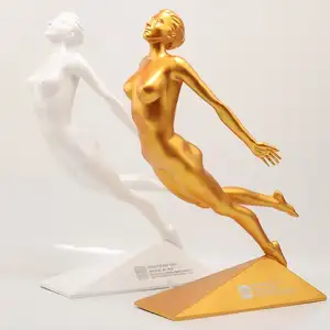 Metal Statue Sculpture Trophy Customized Personal Metal Alloy Trophy Customized Statuary Trophy