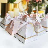 Boîtes carrées pour dragées, boîte cadeau ange pour baby shower, baptême, anniversaire, décoration de mariage
