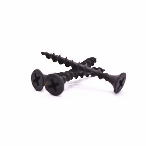 GB/<span class=keywords><strong>T</strong></span> 14210 en acier <span class=keywords><strong>au</strong></span> carbone oxyde noir vis de cloison sèche de fil grossier - Product Image 3