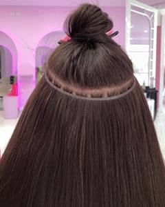 Cabello humano sin costuras, tejido suave y fino de doble estiramiento, ruso, sin procesar, barato, gran Stock - Product Image 6