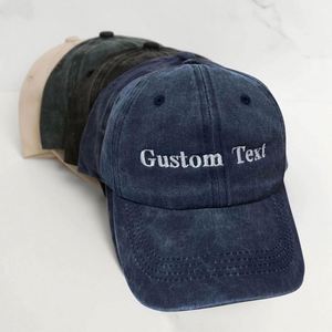 Casquette de baseball brodée personnalisée en une seule pièce pour hommes et femmes, réglable, style sportif, tissu Dobby, logo brodé à la main - Product Image 3