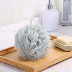 Bath Flower Bath Ball Grayish Blue Matcha Green Soft Mesh Shower <b>Sponge</b> For Home <b>Bathing</b> Use - Product Image 2