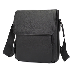 Kuhle der Schlanke Umhängetasche Outdoor Schwarz Wasserdichte Rindsleder Sling Umhängetasche für Herren - Product Image 1