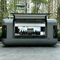 Vente de Grands Food Trucks avec Capsules en Acier Inoxydable 304 et Cuisine Complète, Remorque de Cuisine Mobile