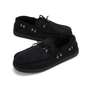 Cheap Factory Wholesale Fall Winter Faux Suede Warm House Indoor <strong>Moccasins</strong> <strong>slippers</strong> Slip-on Home <strong>Slipper</strong> for <strong>Men</strong> Lofer Shoes - Product Image 4