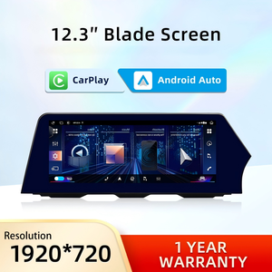 Pour BMW Série 5 GT F10 F18 RHD, autoradio Android pour tableau de bord, 12,<span class=keywords><strong>3</strong></span> pouces, 8 cœurs, 1920*720, <span class=keywords><strong>Blu</strong></span>-<span class=keywords><strong>ray</strong></span>, anti-reflets, lecteur de navigation GPS - Product Image 2