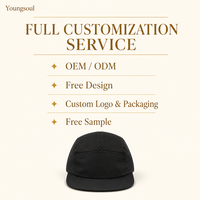 Topi Lari Snapback 5 Panel Bahan Nylon dengan Logo Reflektif Australia Camp Custom Trail Sport Hat