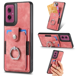 Funda con Anillo Elástico para Moto G35/G55/<span class=keywords><strong>G</strong></span> Play 5G 2024, Funda Tipo Cartera Retro para Redmi 14C 4G - Product Image 2