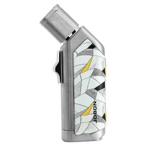 Jobon ZB665 Moderne Quatre Feu Jet Flamme Métal Ceinture Cigare Diamant Coupe-Vent Briquet <span class=keywords><strong>Butane</strong></span> Carburant En Gros - Product Image 6