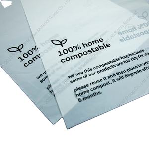 XCGS PBAT 100% geri dönüşüm biyobozunur Zip çanta konfeksiyon ürün ambalajı için Compostable fermuarlı çanta - Product Image 2