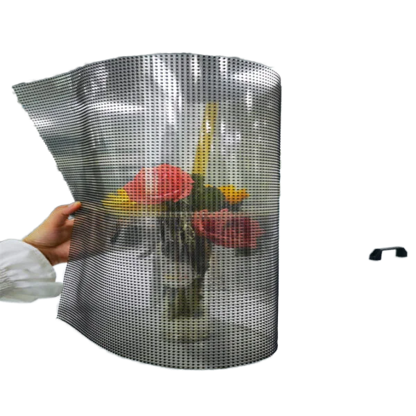 P6 240*960 High Transparency Indoor LED Transparent Film Screen Glass Window for Retail Window Display