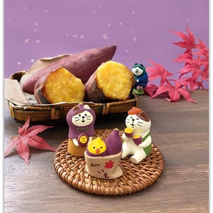 Figurine en résine style japonais chat ZAKKA, Arbre de kaki Récolte d'automne, Tendance, inspirée d'Instagram, Artisanat de poupée en boîte mystère - Product Image 2