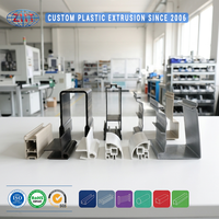 Profilé d'extrusion PVC sur mesure, bande de protection en plastique UHMWPE à très haute masse molculaire pour installations de télécommunications, anneau quadruple