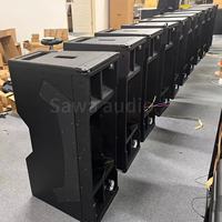 WPC double 10 pouces 3 voies passif line array haut-parleurs système de son audio professionnel pour concert sur scène