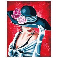 Style le plus populaire personnalisé DIY danse femmes peinture par numéros Kits élégant beauté dessin