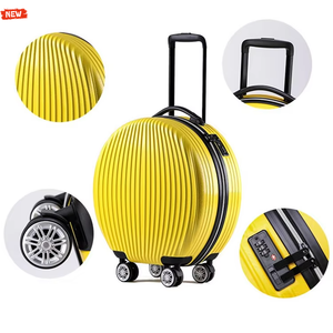 18-inch Red Black Abs+pc Ins <strong>Hot</strong> Travel Luggage Bag Set Modern Cartoon Lady Trolley Suitcase <strong>Carry</strong>-on For Cosmetics Makeup <strong>Case</strong> - Product Image 5