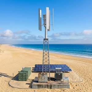 Generador Eólico Híbrido de Baja Velocidad de Arranque H-200kw, 200Kw, 380V, con Rotor de Aluminio de 10.5m de Diámetro, H-200kw 200kw Ve - Product Image 1