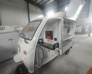 Tricycle électrique <span class=keywords><strong>de</strong></span> <span class=keywords><strong>1</strong></span>.8 mètres <span class=keywords><strong>de</strong></span> long avec boîte à bière réfrigérée Pedicab électrique à 3 roues - Product Image 6