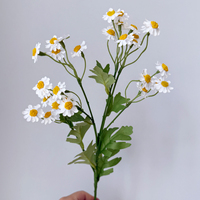 Fleur artificielle en soie réaliste, branche de camomille, arrangements floraux modernes, fleurs de mariage, arrangement floral artificiel