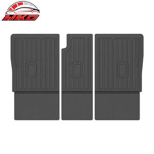 Tapis de protection de dossier de siège arrière toutes saisons en TPE noir pour Audi Q3 2019-2025 – Remplacement de doublures imperméables pour pièces automobiles - Product Image 1