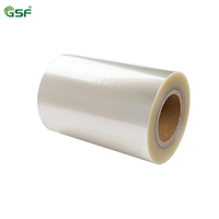 Matériau d'étiquettes BOPP auto-adhésives personnalisées à jet d'encre, mat, antistatique, avec avertissement, activées par l'eau, à base d'adhésif acrylique thermofusible
