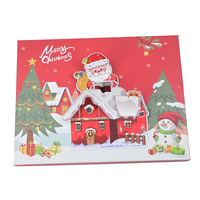 Emballage en papier personnalisé pour cadeaux de Noël Couvercle en papier bonbon et boîte de base avec intérieur en plastique avec logo